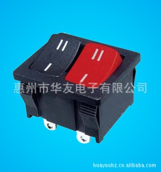 供应QBAD系列高品质双极双联船型开关,可选复位点动多款功能图5