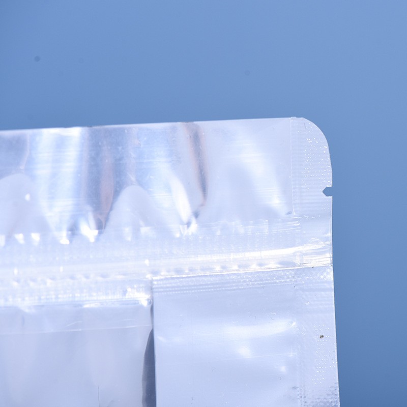 阴阳镀铝八边封膜袋批发 半透明茶叶干果食品自封袋 铝箔自立袋图5