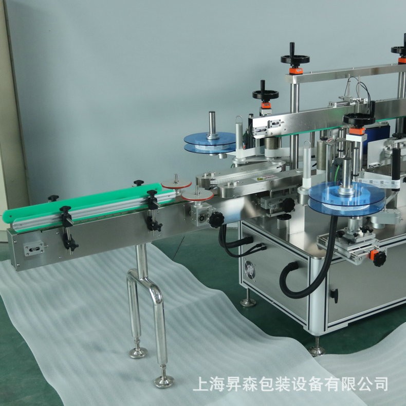 贴标机 洗洁精双面贴标机 侧面洗衣液双侧面方形扁形状锥形贴标机图5