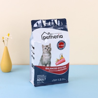 猫粮袋狗粮包装袋八边封宠物铝箔袋食品袋自立自封塑料拉链袋定制