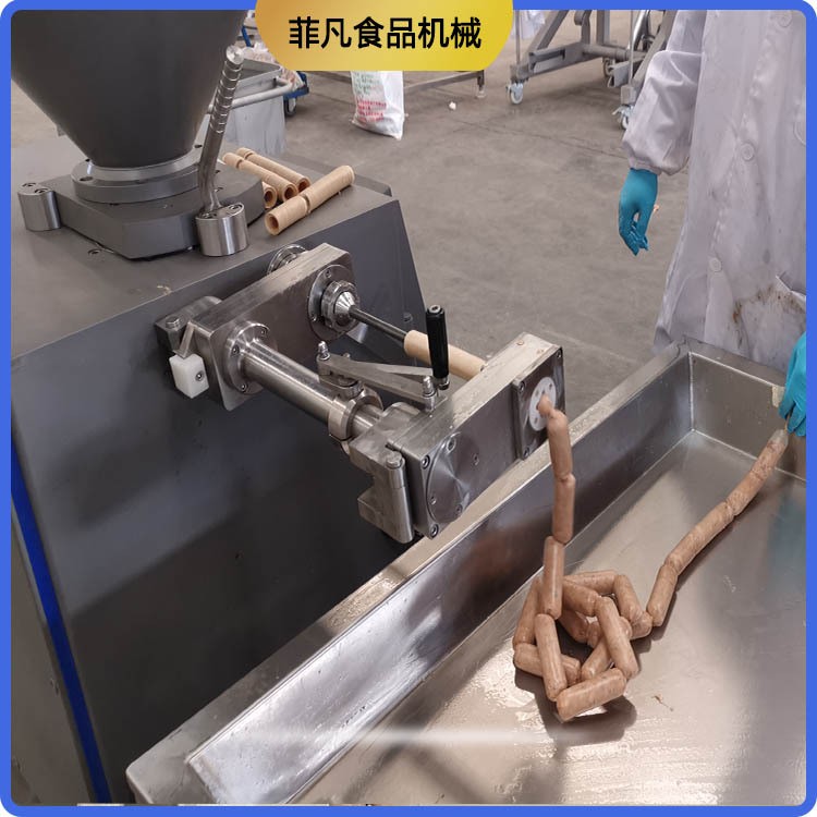 火腿肠成套设备全套生产加工制作猪肉广味烟熏亲亲肠红肠香肠设备图3