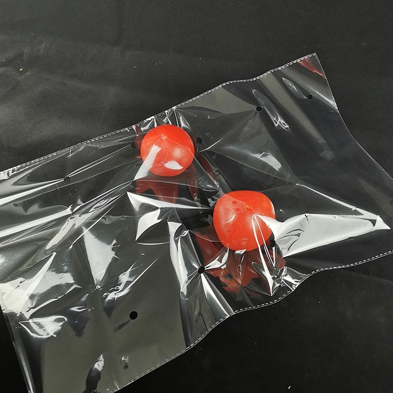 多孔生鲜蔬菜水果包装袋 OPP 自封防雾平口袋通用透明玻璃塑料袋图4