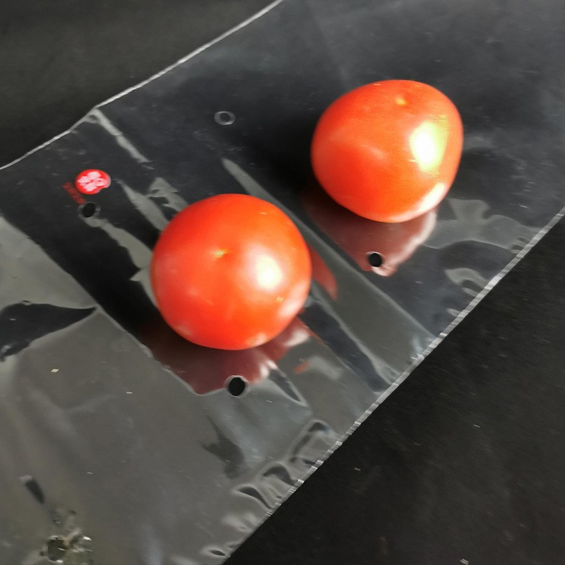 多孔生鲜蔬菜水果包装袋 OPP 自封防雾平口袋通用透明玻璃塑料袋图2
