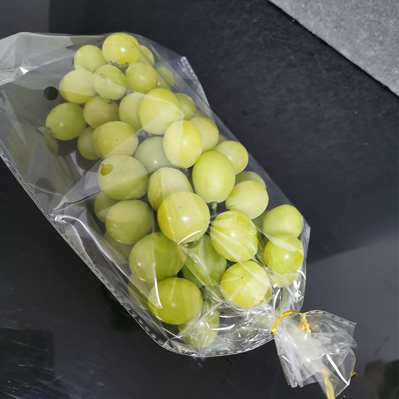 厂家批发 梯形葡萄袋 透明多孔防雾OPP塑料包装袋保鲜现货提子玫图2