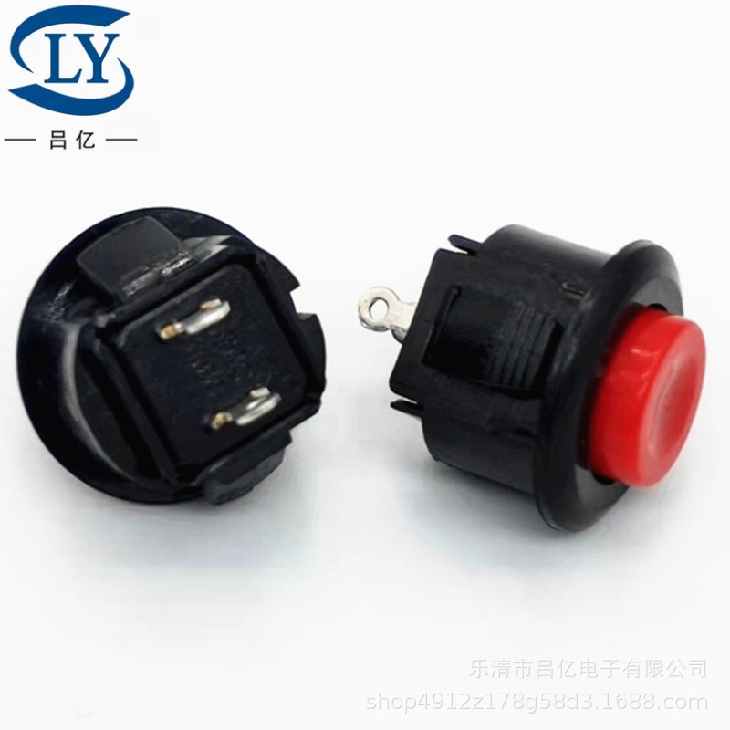 DS-501 DS-500按钮开关卡位 常闭 常开 开孔14mm智能锁报警开关图2