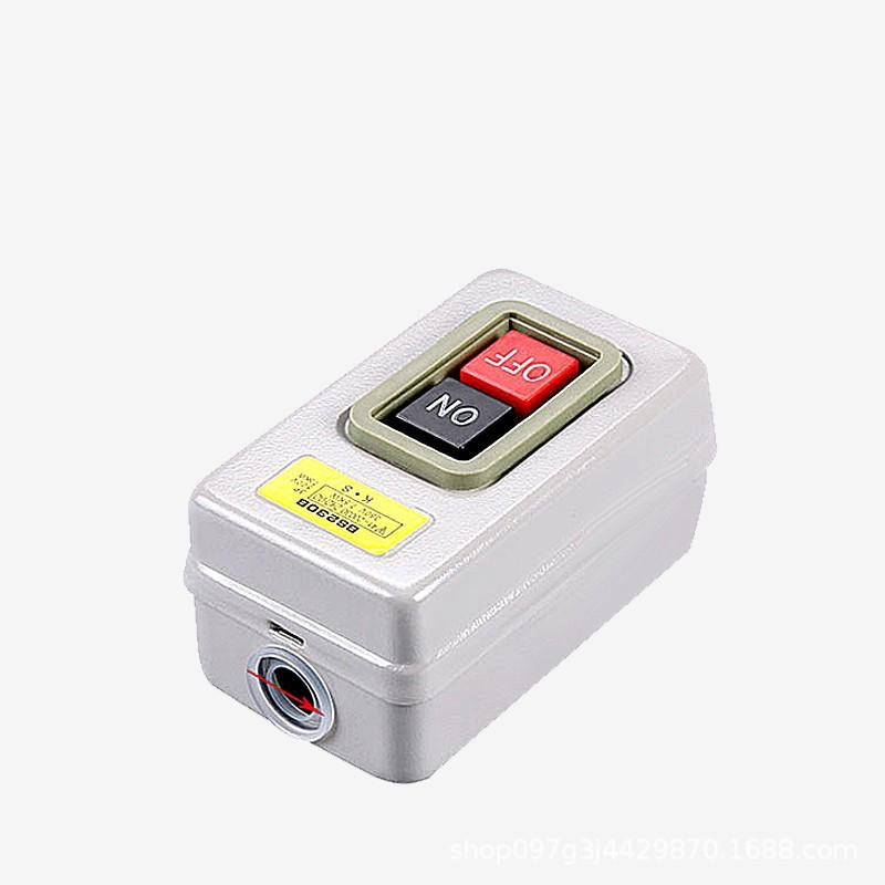 BS230B动力控制三相电机启动按钮220 380V压扣开关押扣灰色7.5kw图2