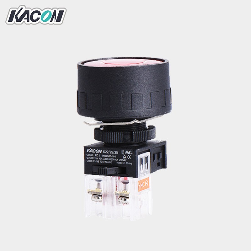 批发Kacon/凯昆K22-21-B40按钮开关22mm安装孔头部40mm蘑菇头按钮图3