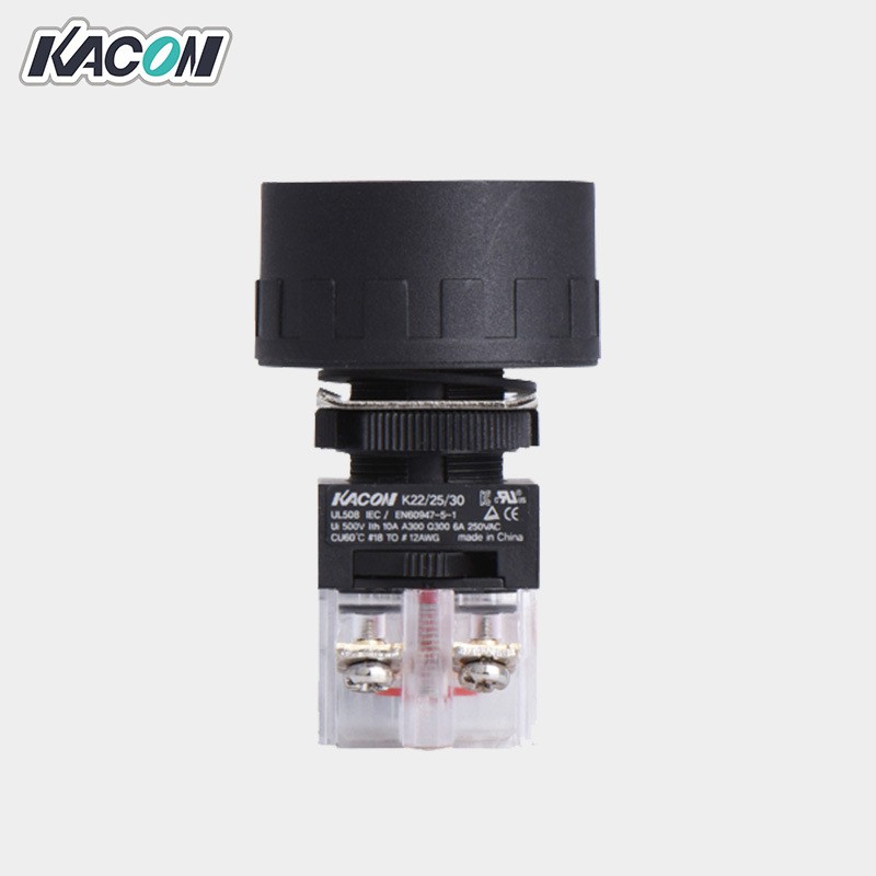 批发Kacon/凯昆K22-21-B40按钮开关22mm安装孔头部40mm蘑菇头按钮图2