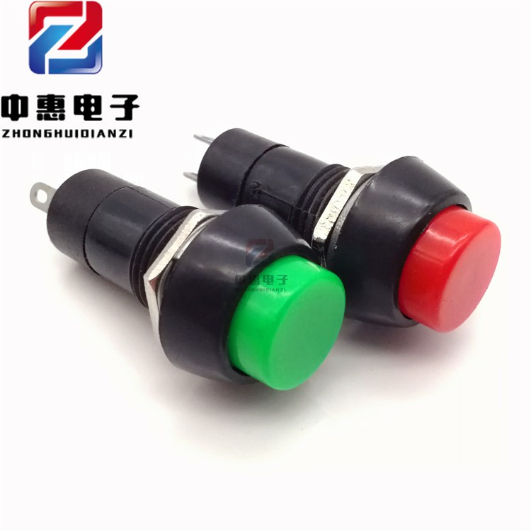PBS-11A/11B 按钮开关无锁自锁 安装孔12MM 带锁 点动开关 PB-305图2