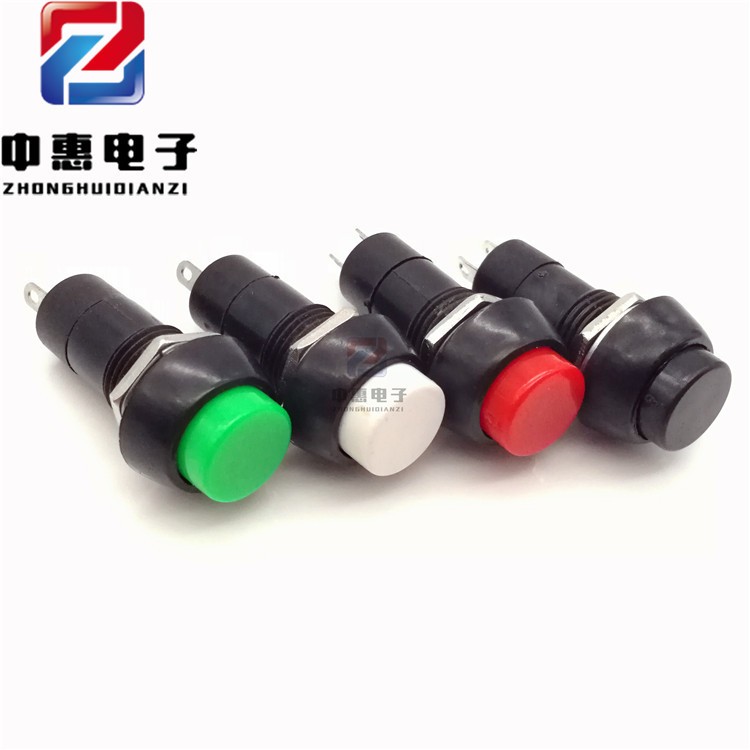 PBS-11A/11B 按钮开关无锁自锁 安装孔12MM 带锁 点动开关 PB-305图3