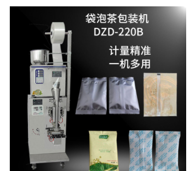 多顺粉末颗粒包装机 袋泡茶花茶自动定量分装三边封打包机 包装机图2