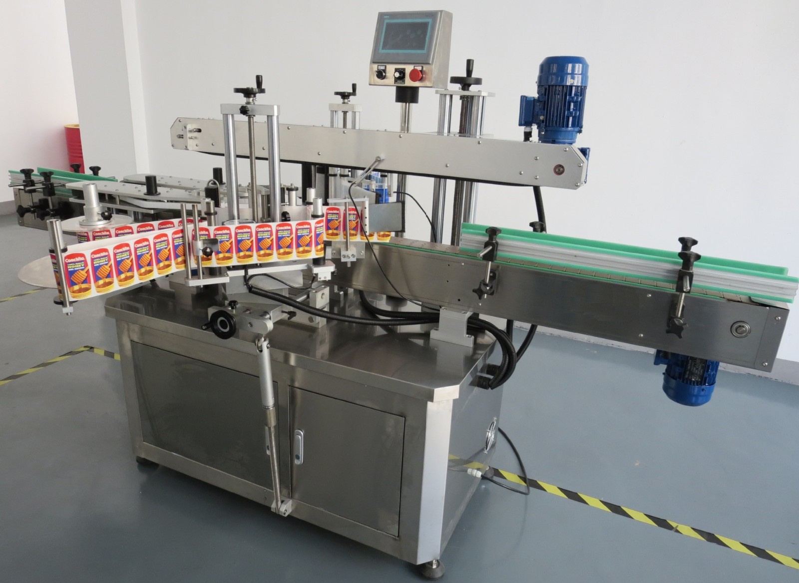 YM620双面多面方瓶纸箱盒子食品面膜盒贴标机不干胶贴标机直销图5