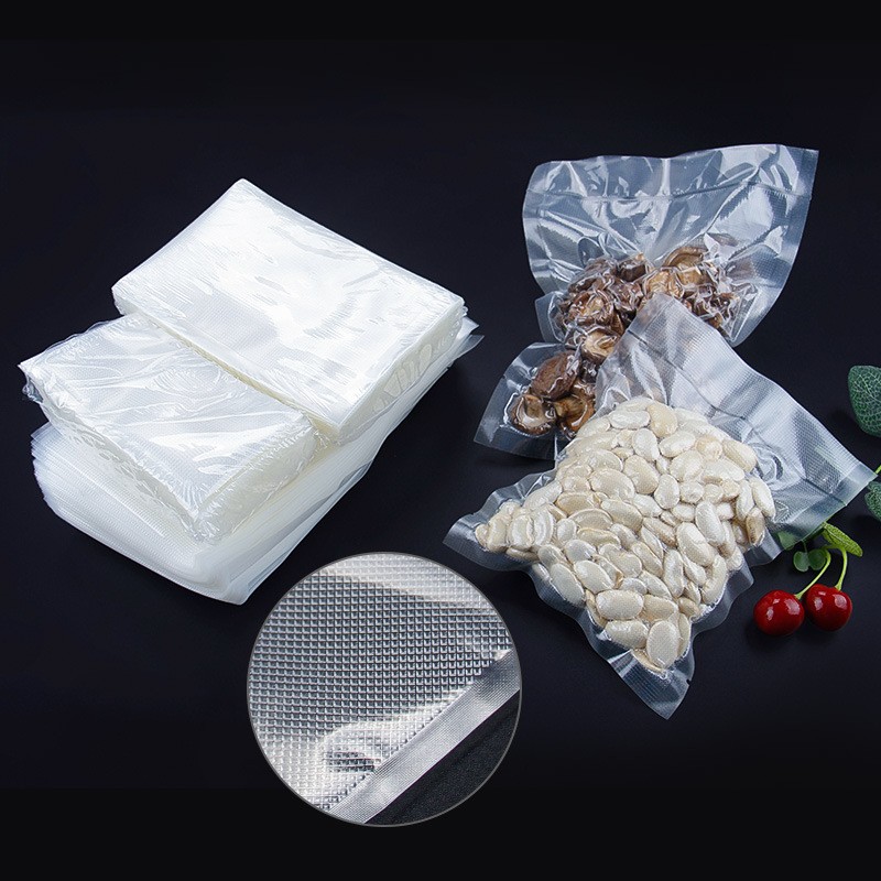 加厚真空袋单面条螺网纹路熟食品真空机保鲜袋子专用塑料包装袋图4