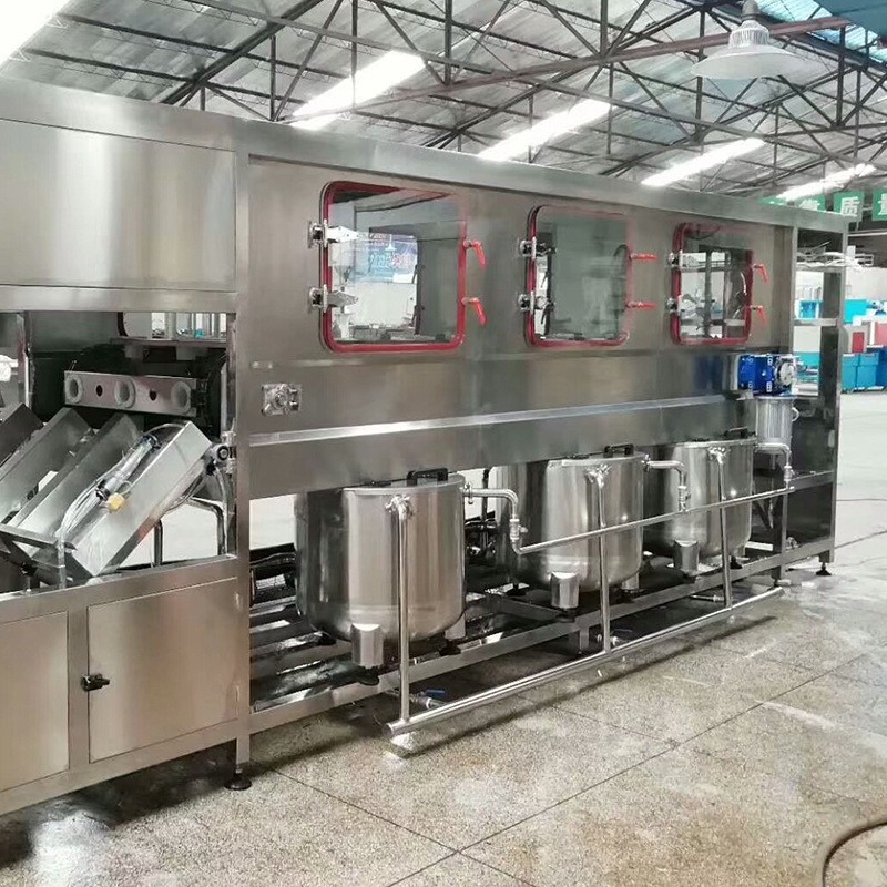 桶装水生产设备大桶水灌装机械桶装水流水线灌装机灌装自动生产线图5