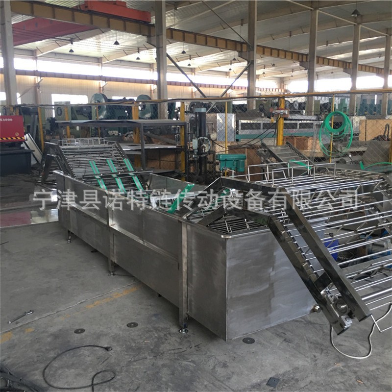 定制塑料切粒机不锈钢网带输送机 风冷网链输送机 180度转弯机图3