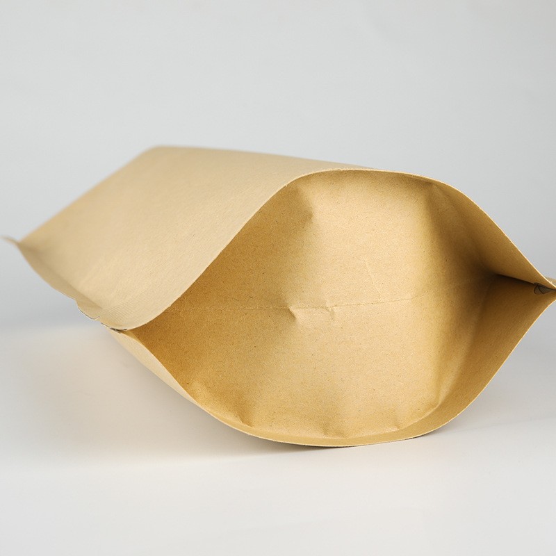 捷德1/4磅半磅一磅1kg咖啡袋铝箔袋牛皮纸加气阀包装袋自立拉链图4