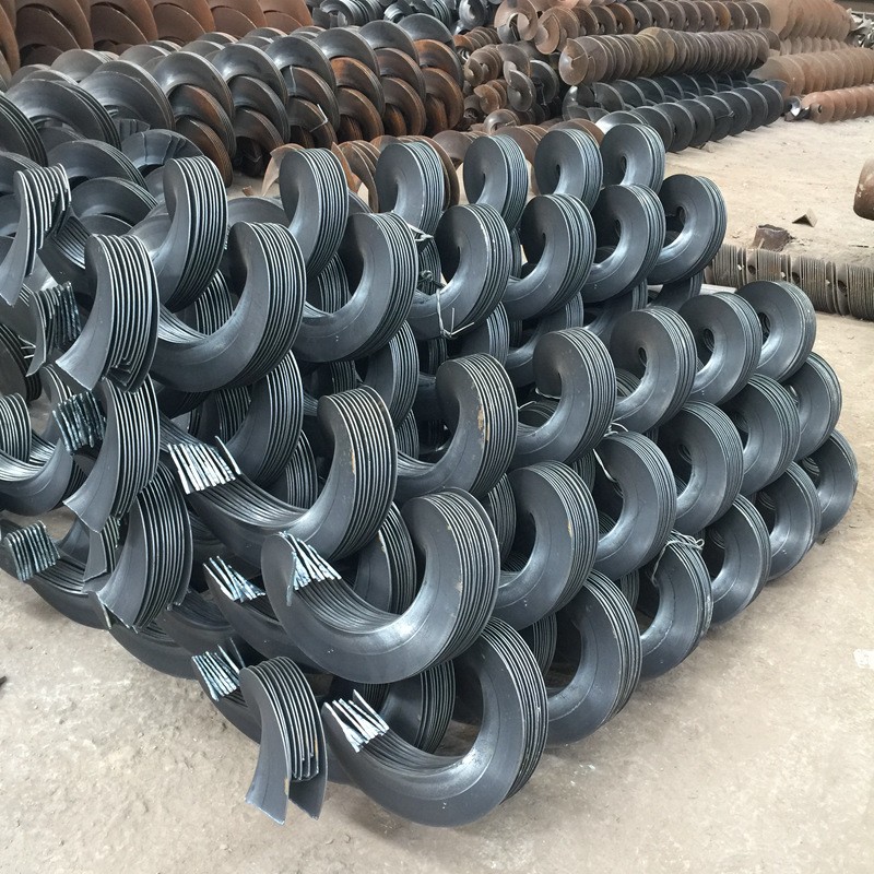 加工订做左右螺旋叶片 各种型号冷轧热绕大直径绞龙叶片蛟龙叶片图3