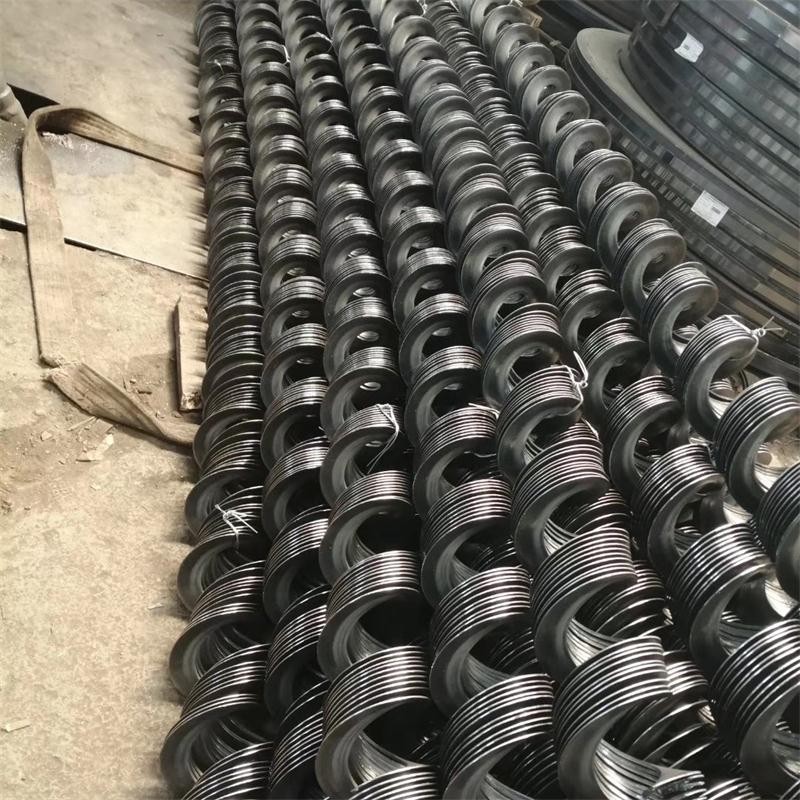 定制无轴绞龙叶片 不锈钢碳钢锰钢螺旋叶片 单片连续式蛟龙叶片图4