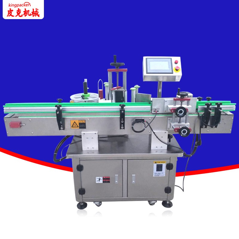 全自动圆瓶贴标机 消毒洗手液贴标机花茶圆瓶贴标 圆瓶标签剥离机图4