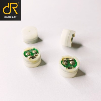 厂家自产自销蜂鸣器ROST麦克风专用器白壳堵孔电磁性蜂鸣器耐高温