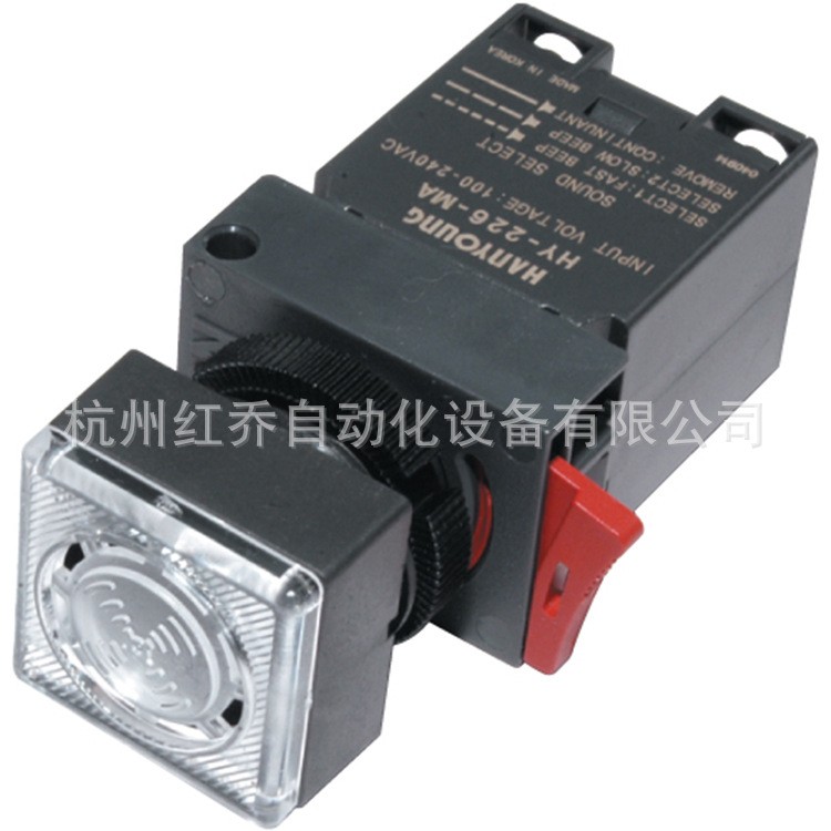 韩荣蜂鸣器 开孔22mm 三音色电子蜂鸣器 24V报警器 HY-226MA/MD图4