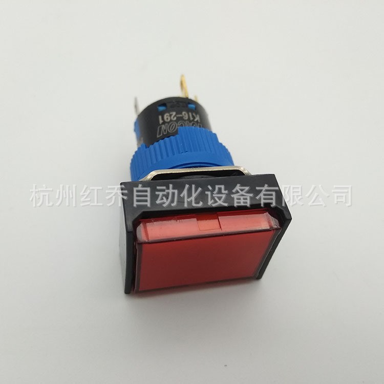 正品凯昆按纽开关 微型带LED灯开孔16mm DC24V K16-271/281/291图5