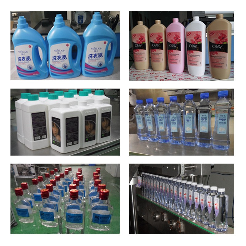 全自动双侧面贴标机 自动双面洗衣液贴标机 立式全自动方瓶贴标机图5