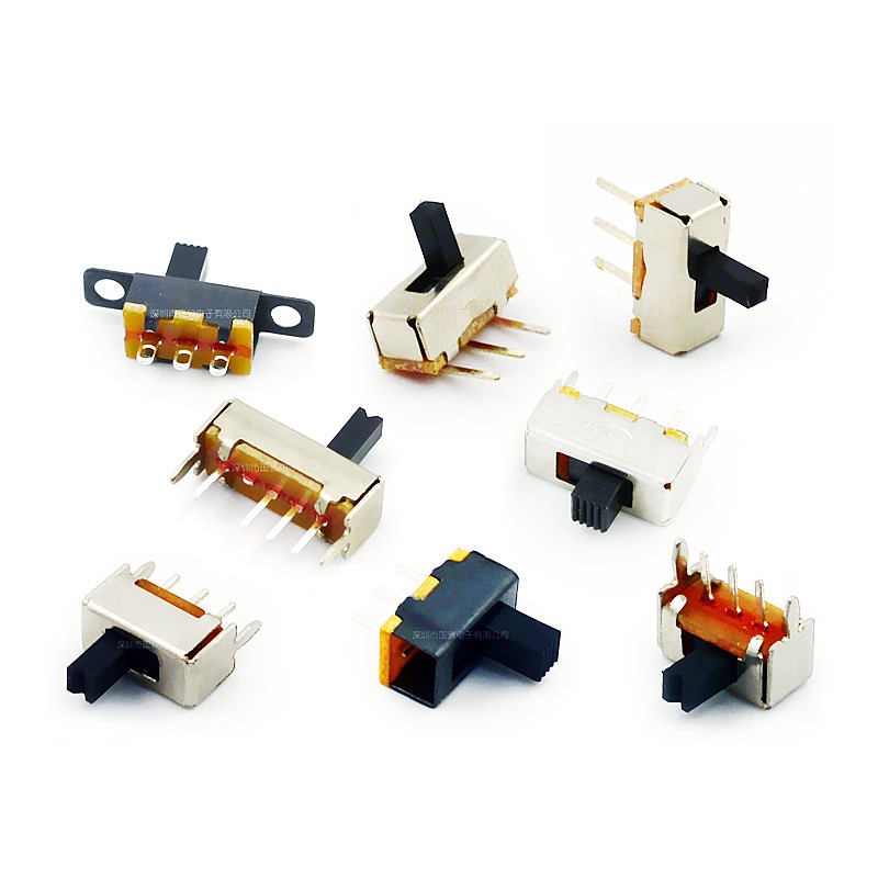 两档SK拨动开关ss12d07立式三脚2档铜卧式贴片ss12f23波滑动开关图4