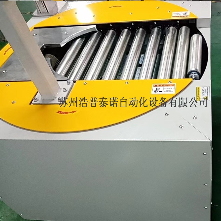 旋转式滚筒平台激光焊接工作台不锈钢搬运输送机滚筒流水线苏州图4