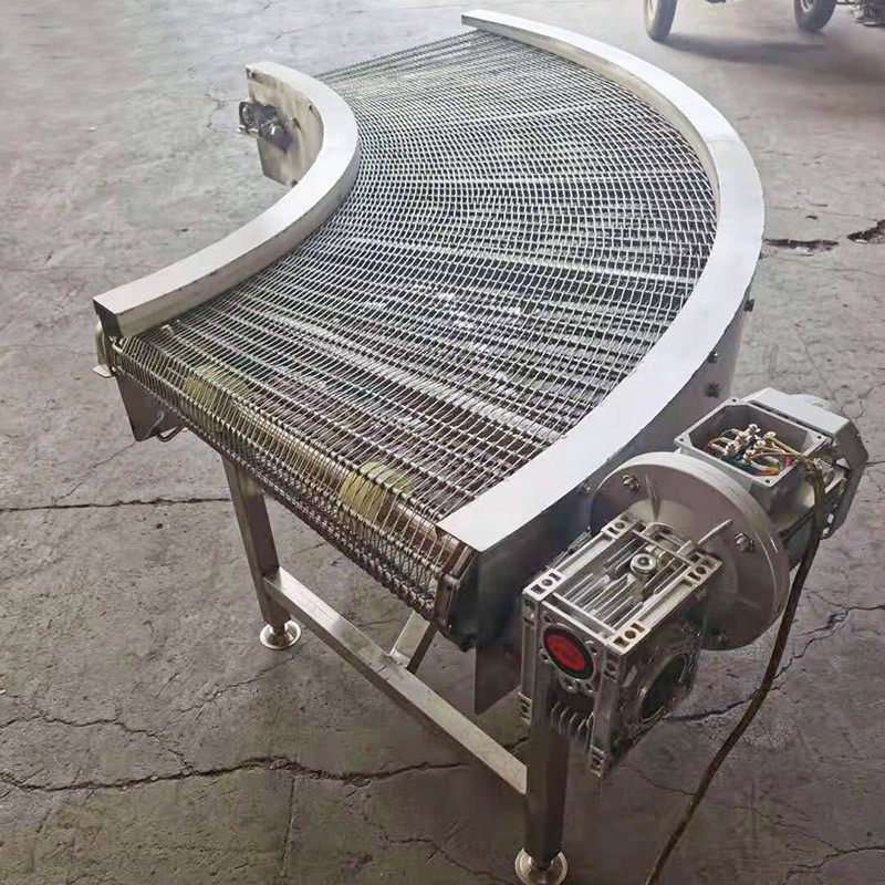 304食品网带输送机 快递物流分拣输送带 果蔬烘干不锈钢流水线图3