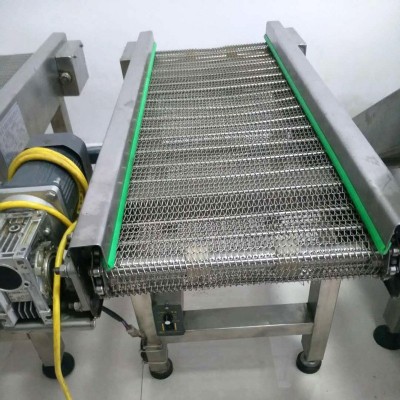 304不锈钢网带输送机速冻自动化流水线 非标定做小型网带链输送机