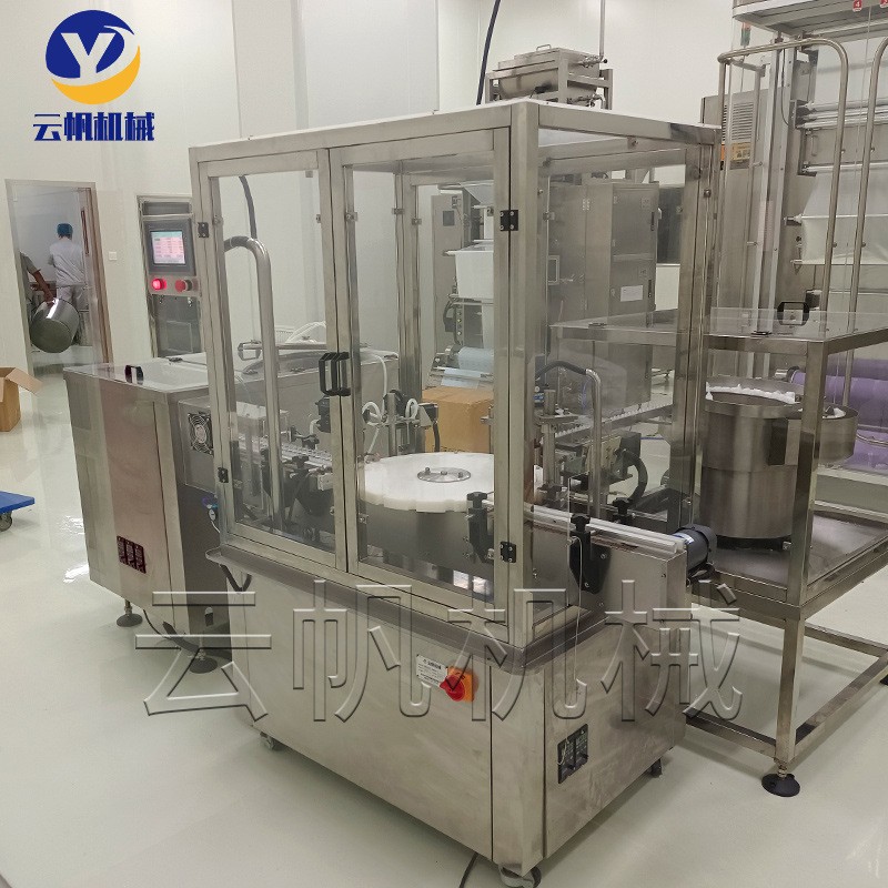 全自动眼药水灌装机、滴眼剂精油色素加塞旋盖机小剂量液体灌装机图3