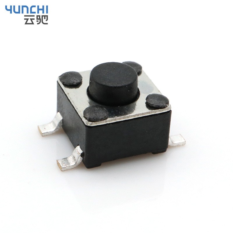 4.5*4.5*3.8贴片 立式四脚 SMD 按键 轻触开关图1