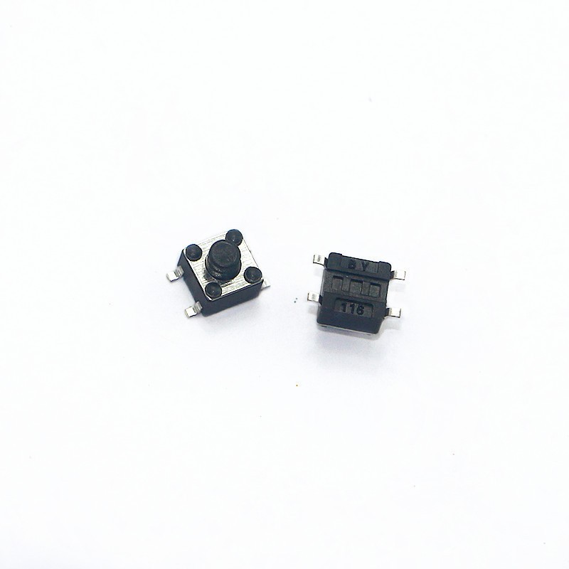 厂家直供按键开关4.5*4.5H直插贴片按键开关微型轻触开关加工定制图2