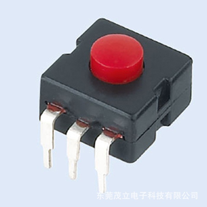 按钮开关强光手电筒无锁一开一关12*12 12*8按压按键台灯自锁开关图3