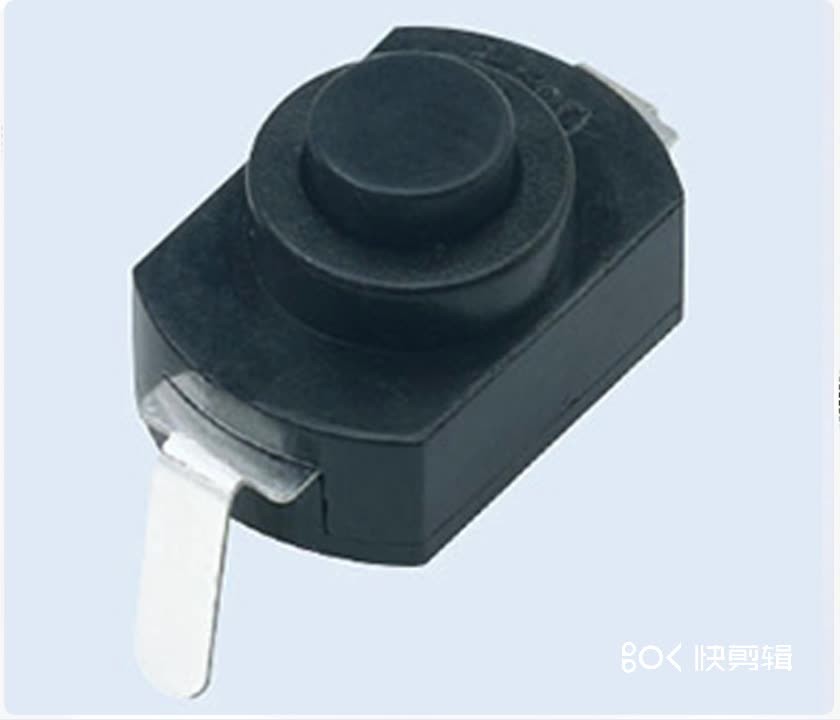 按钮开关强光手电筒无锁一开一关12*12 12*8按压按键台灯自锁开关图2