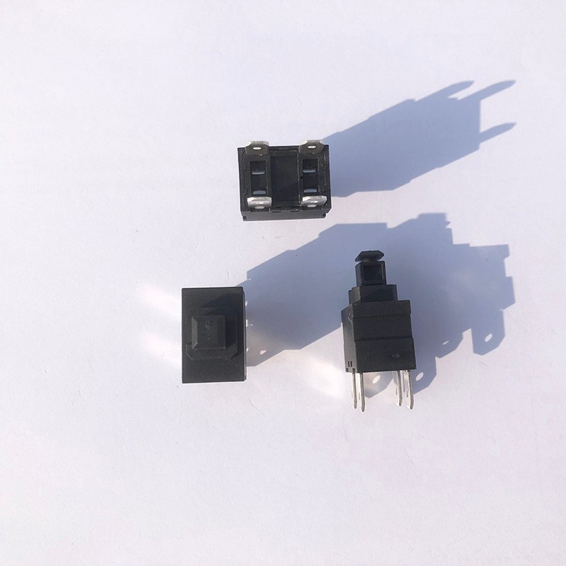 吸尘器4脚自锁按钮开关热水器按键开关电饭锅2脚方形自锁按键开关图2