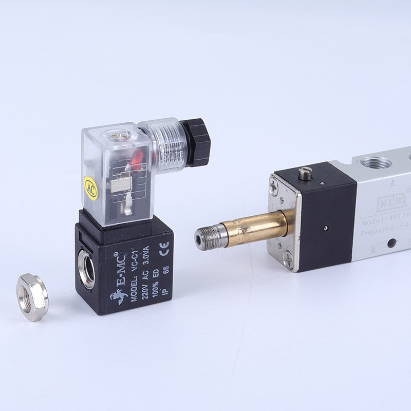 气动电磁阀4V110-06 两位五通亚德客型电磁阀 控制换向阀 DC24V图4