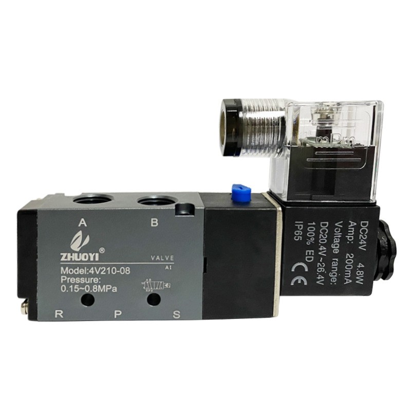 卓一电磁阀4V210-08/4A210-08气控阀 12V/24V/36V/220V图5