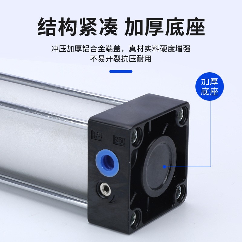 SC32/40/50-50/100/125/150标准气缸系列图3