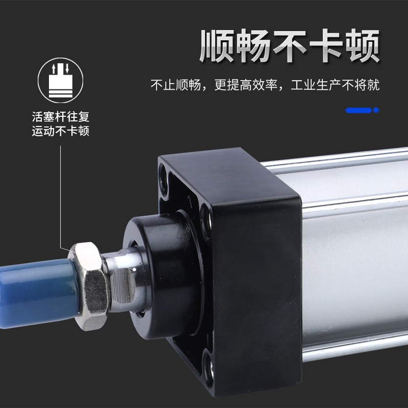 SC32/40/50-50/100/125/150标准气缸系列图4