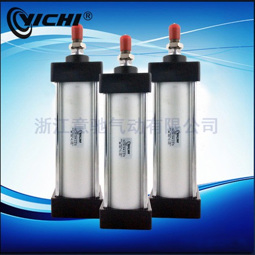 亚德客型SC80*25*100*200 标准铝合金气缸 可调带磁双出非标定制图3