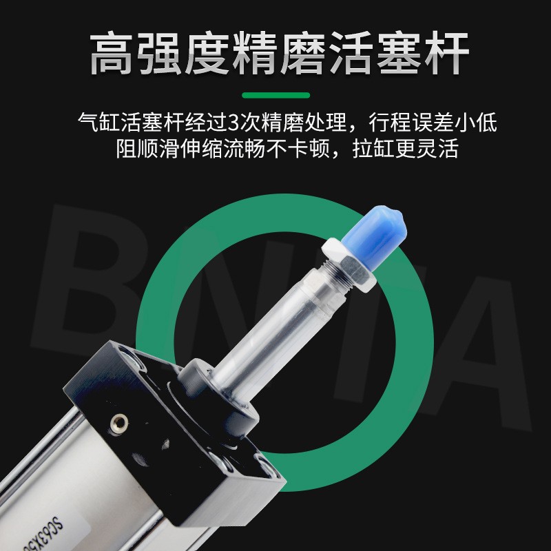 气动标准大气缸SC160*75/100/150/200/300*350*400*500*600*700-S图3