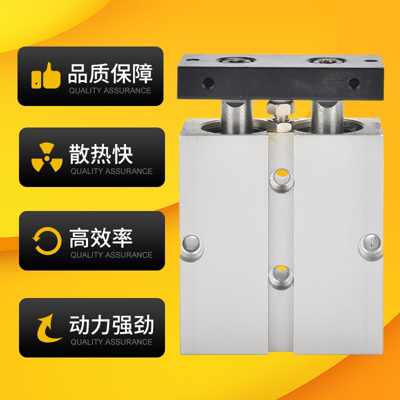 气动双轴双杆气缸TDA/TN/16X10/20/30/40/50/60/75/80/90/100/300图2