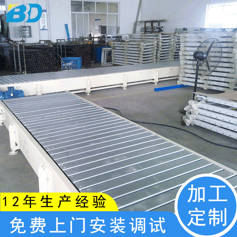 定制不锈钢链板输送机90度转弯输送机小型流水线提升机食品输送机图4