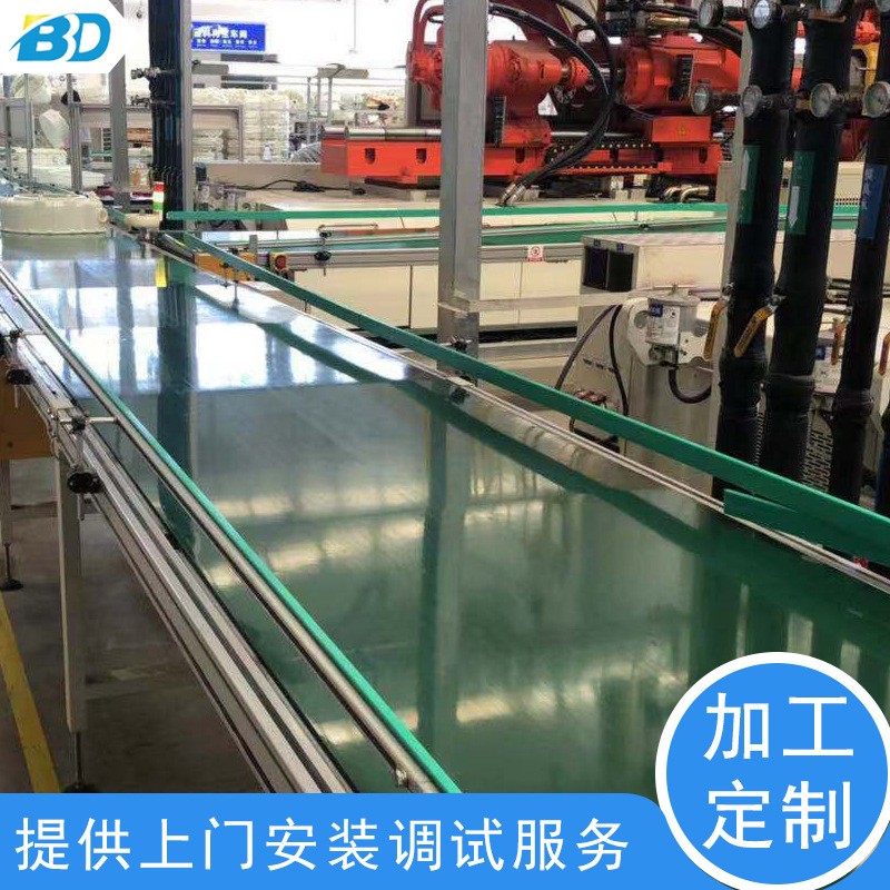 定制工厂小型流水线皮带输送机自动化传送带爬坡上料带式输送机图4