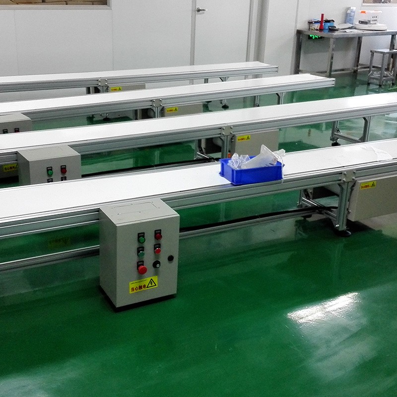 定制工厂小型流水线皮带输送机自动化传送带爬坡上料带式输送机图5