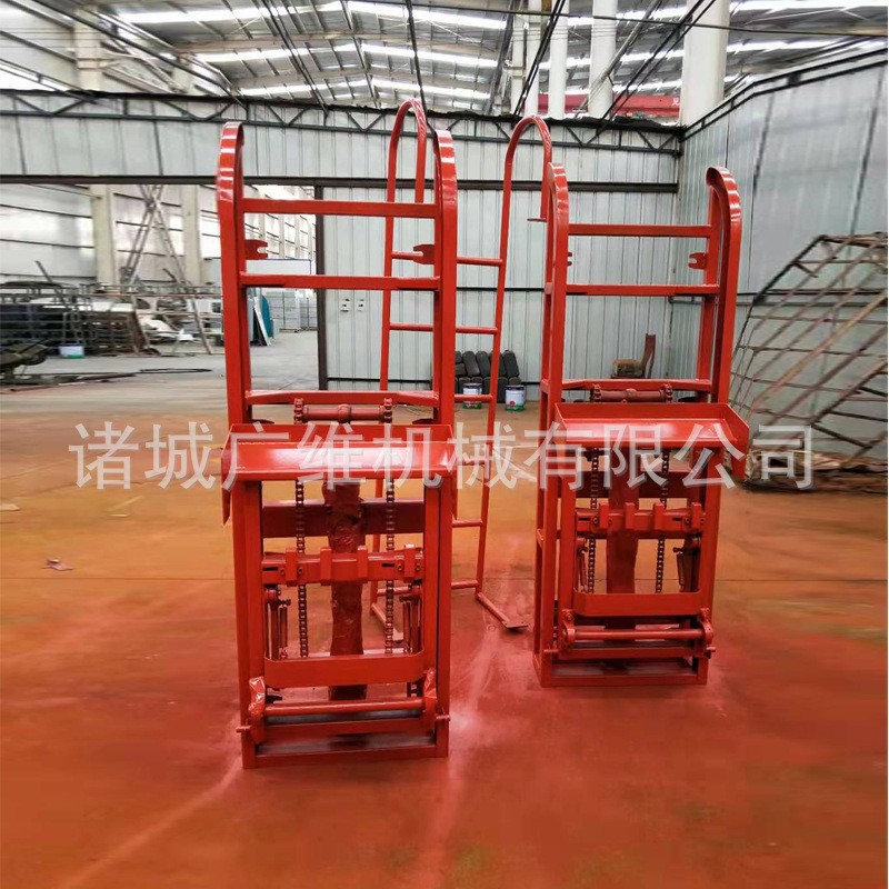 不锈钢物料垂直升降提升上料机 液压垃圾桶自动翻转提升倒料机图3