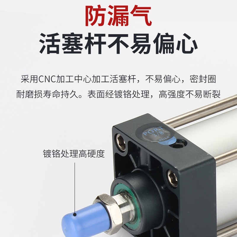 亚德客型SC标准气缸缸径 SC32*25 50 75 100 125 150 175 200 250图2