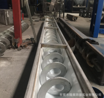 厂家直销污泥输送机 无轴螺旋上料机 绞龙式餐厨垃圾送料机图5
